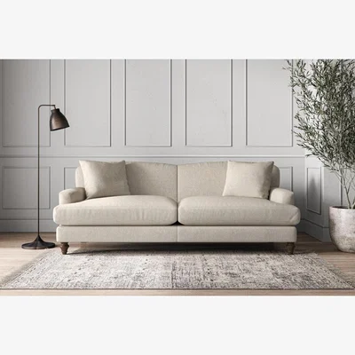 Nkuku Nkuku Deni Sofa | Make To Order | Grand | Brera Linen Natural