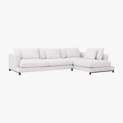 Olivia's Eichholtz Burbury Lounge 4 Seater Sofa White