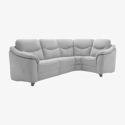 Downtown G Plan Jackson Leather 4 Seat LHF Corner Sofa