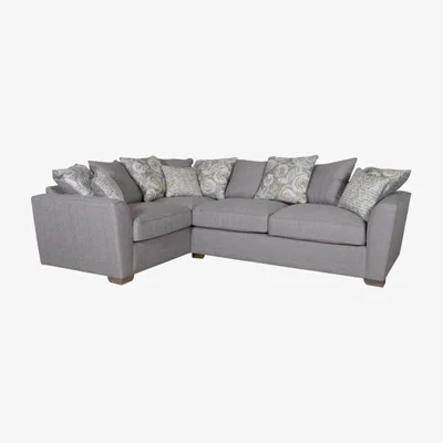 Downtown Franklin 4 Seater Right Hand Corner Group with Bed Pillow Back Bed