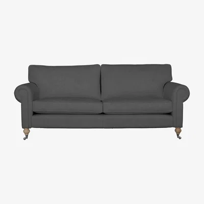 Perch and Parrow Delcor Albany Large Sofa in Eggshell Grey
