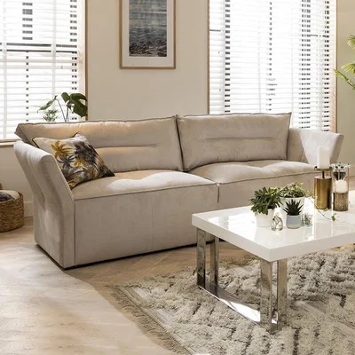 Quatropi Modern Compact 4 Seater Living Room Sofa 230cm Custom Premium Fabric
