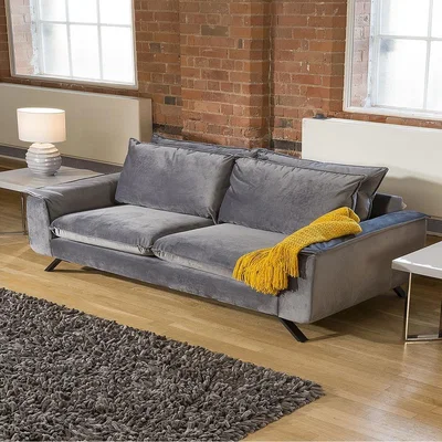 Quatropi Modern 4 Seater Compact Living Room Sofa 230cm Custom Premium Fabric