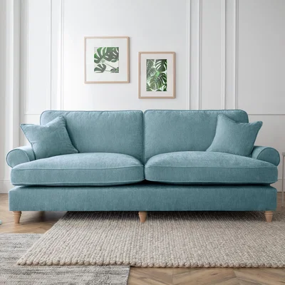 The Range The Amelia 4 Seater Sofa - Lagoon