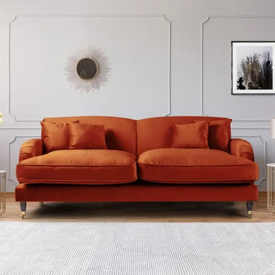 The Range Charlotte 4 Seater Sofa - Apricot