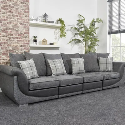 The Range Balmoral 4 Seater Sofa - Grey