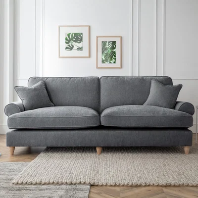 The Range The Amelia 4 Seater Sofa - Charcoal