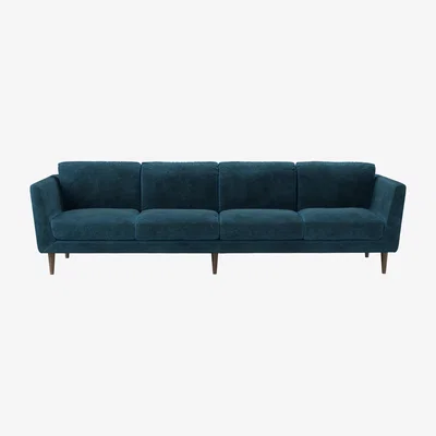 Sofa.com Holly 4 Seat Sofa in Mineral Mist Speckled Chenille