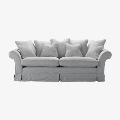 Sofa.com Aspen Scatter Back 4 Seat Sofa in Frost Highland Tweed - sofa.com