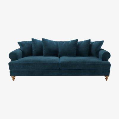 Sofa.com Teddy 4 Seat Sofa in Mineral Mist Speckled Chenille