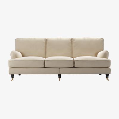 Sofa.com Perfectly Pristine Bluebell 4 Seat Sofa in Moon Smart Cotton - sofa.com