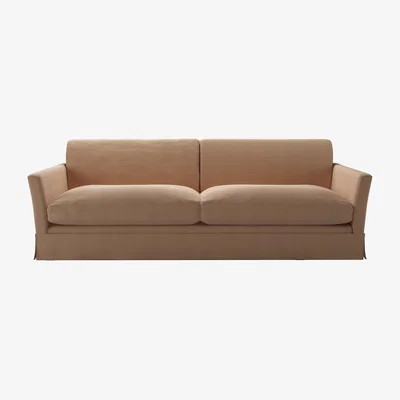 Sofa.com Otto 4 Seat Sofa in Rosewater Organic Smart Cotton