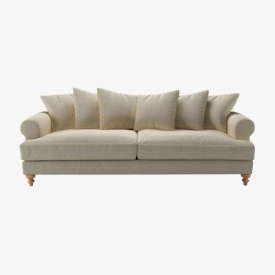 Sofa.com Teddy 4 Seat Sofa in Pampas Hygge Smart Linen