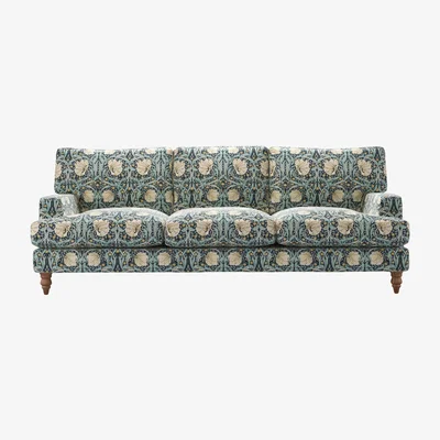 Sofa.com Isla 4 Seat Sofa in Pimpernel Velvet Indigo