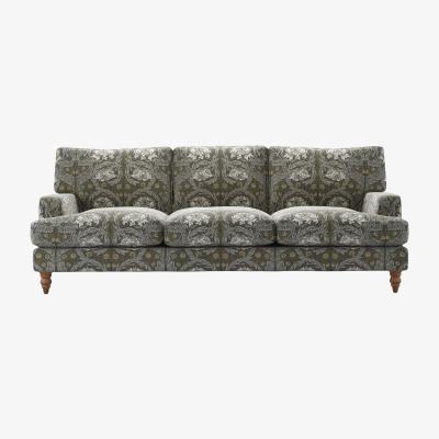 Sofa.com Isla 4 Seat Sofa in African Marigold Velvet Iron