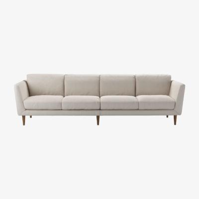 Sofa.com Nearly New Holly 4 Seat Sofa in Taupe Brushed Linen Cotton - sofa.com