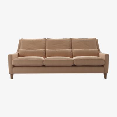 Sofa.com High Back Iggy 4 Seat Sofa in Rosewater Organic Smart Cotton