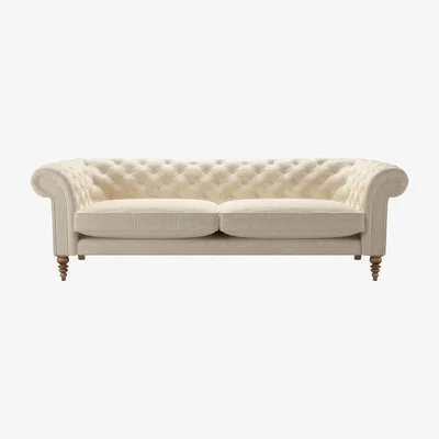 Sofa.com Oscar 4 Seat Sofa in Chantilly Aquaclean Clever Chenille