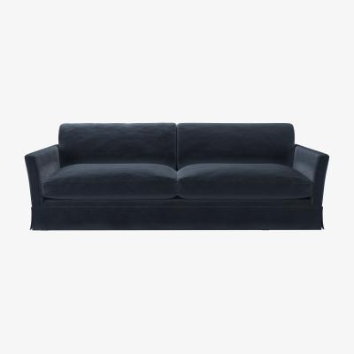 Sofa.com Otto 4 Seat Sofa in Skyfall Cotton Matt Velvet