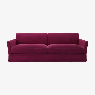 Sofa.com Otto 4 Seat Sofa in Persian Rose Smart Velvet
