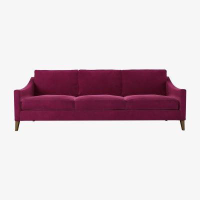 Sofa.com Iggy 4 Seat Sofa in Persian Rose Smart Velvet