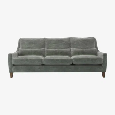 Sofa.com High Back Iggy 4 Seat Sofa in Moonstone Speckled Chenille