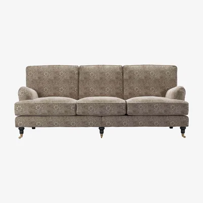 Sofa.com Bluebell 4 Seat Sofa in Marigold Velvet Iron