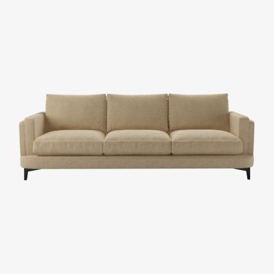 Sofa.com Boston Squared Arm 4 Seat Sofa in Nordic Pine Hygge Chunky Weave