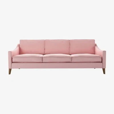Sofa.com Iggy 4 Seat Sofa in Rhubarb Smart Cotton