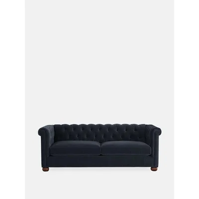 Soho Home Aderyn Chesterfield 4 Seater, Velvet Slate