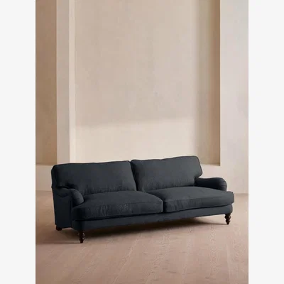 Soho Home Arundel Four Seater Sofa, Linen, Indigo