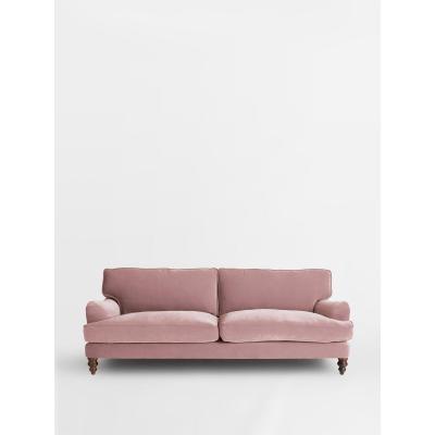Soho Home Arundel 4-Seater Sofa, Velvet Rose Water