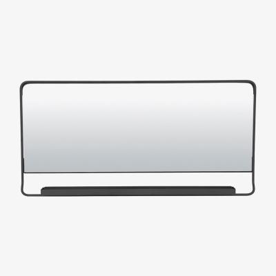 Amara House Doctor - Chic Mirror with Shelf - Black - 80x40cm