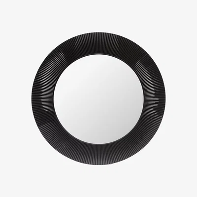 Amara Kartell - All Saints Round Mirror - Matt Black