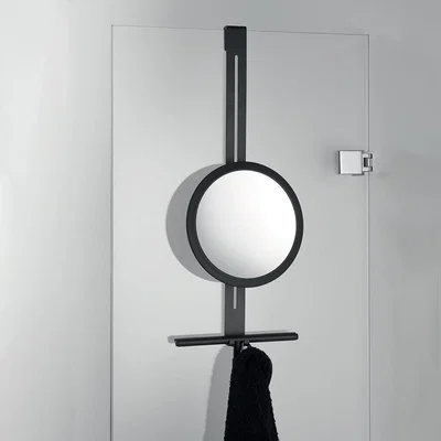 Amara Decor Walther - Hang Up Mirror For Shower Door - Matt Black