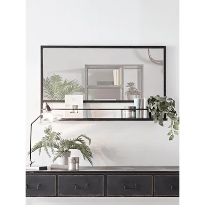 Cox and Cox NEW Industrial Landscape Shelf Mirror