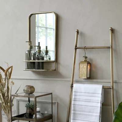 Graham & Green Alvis Mirror with Shelf