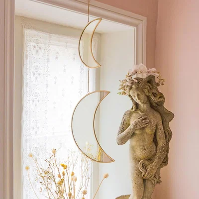 Graham & Green Large Crescent Moon Mirror