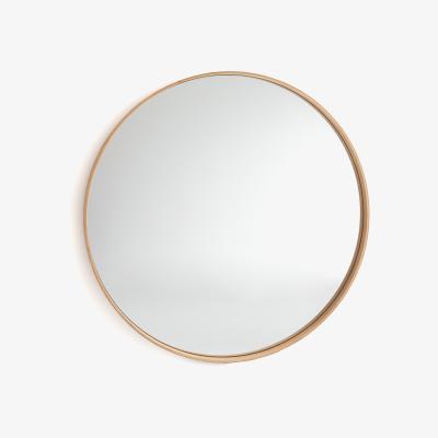 La Redoute Alaria Round Oak Mirror, Diameter 120cm