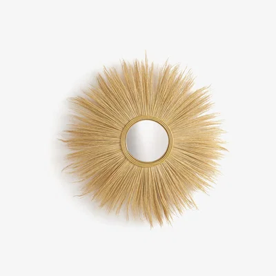 La Redoute Mane Mirror with Grass Fringe
