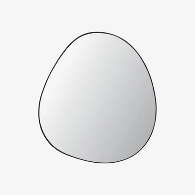 Nordic Nest Organic mirror 39x43 cm Black