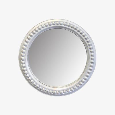 The Range Melton Round Beaded Mirror