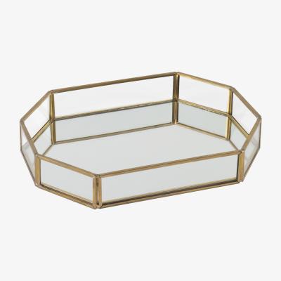 The Range Gold Mirror Tray