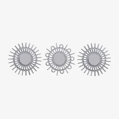 The Range Set Of 3 Nautical Porthole Mirrors