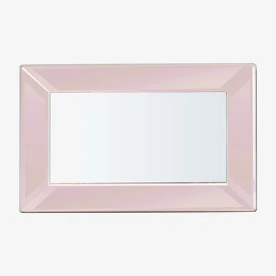 The Range Pink Lustre Pink Mirror Jewellery Vanity Tray  - Pink