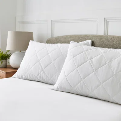 Dunelm Soft Easycare Polycotton Pillow Protector Pair