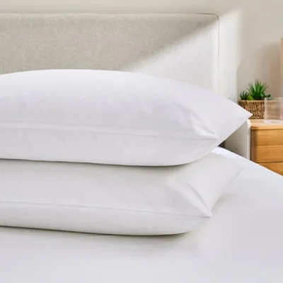 Dunelm Fogarty Set of 2 Anti-Bacterial 100% Cotton Pillow Protectors