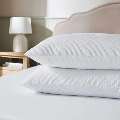 Dunelm Microfibre Pillow Protector Pair
