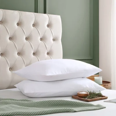 Dunelm Fogarty Sea Salt and Rosemary Scented Pillow Protector Pair