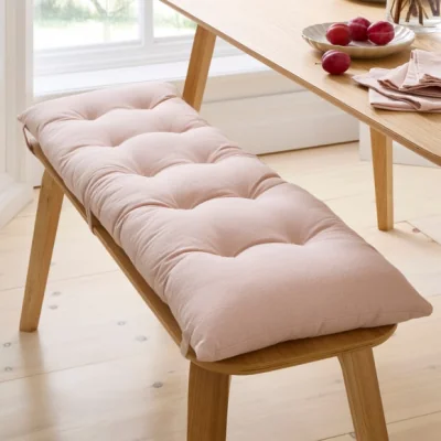Dunelm Esme Washed Cotton Bench Pad